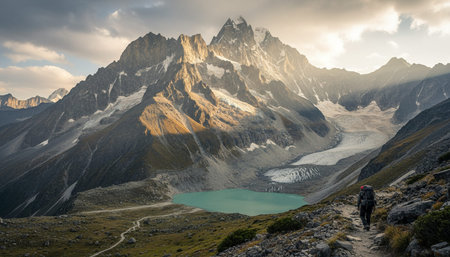 Outdoor Mountain Landscape Photographyの写真素材