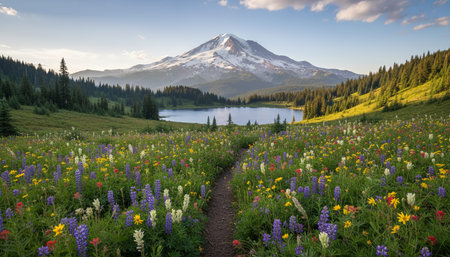 Outdoor Mountain Landscape Photographyの写真素材