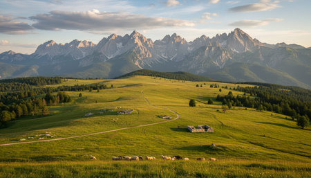 Outdoor Mountain Landscape Photographyの写真素材