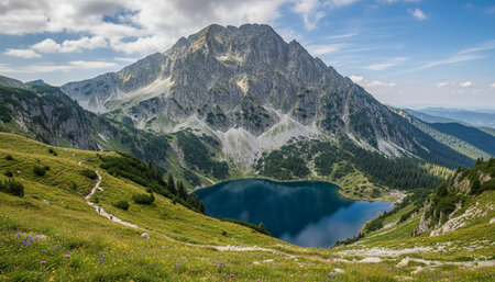 Outdoor Mountain Landscape Photographyの写真素材