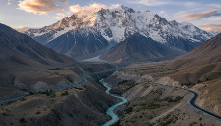 Outdoor Mountain Landscape Photographyの写真素材