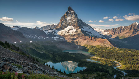 Outdoor Mountain Landscape Photographyの写真素材