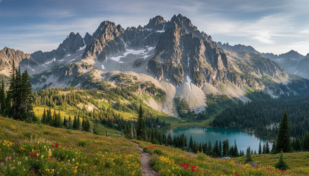 Outdoor Mountain Landscape Photography