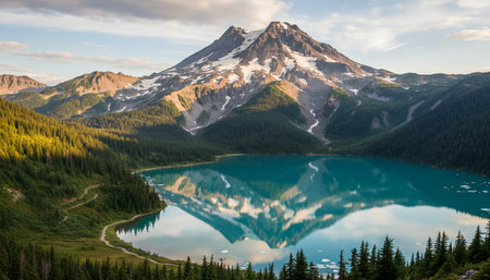 Outdoor Mountain Landscape Photography