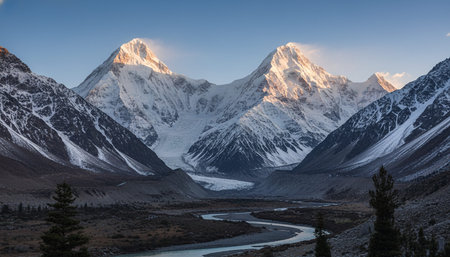 Outdoor Mountain Landscape Photographyの写真素材