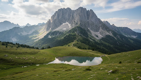 Outdoor Mountain Landscape Photography