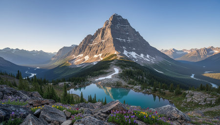 Outdoor Mountain Landscape Photographyの写真素材