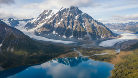 Outdoor Mountain Landscape Photographyの写真素材