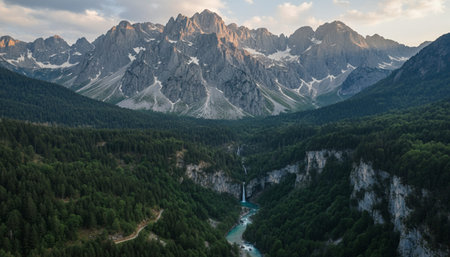 Outdoor Mountain Landscape Photographyの写真素材