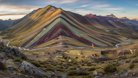 Outdoor Mountain Landscape Photographyの写真素材