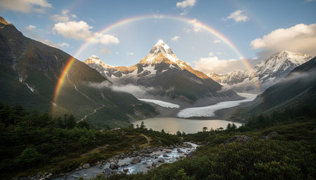 Outdoor Mountain Landscape Photographyの写真素材