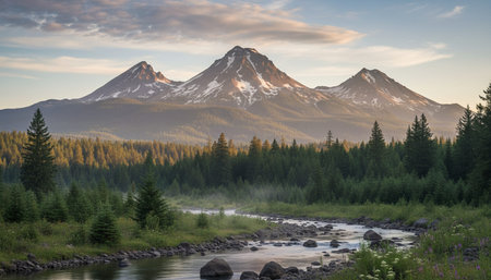 Outdoor Mountain Landscape Photographyの写真素材