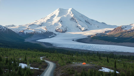 Outdoor Mountain Landscape Photographyの写真素材
