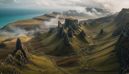 Outdoor Mountain Landscape Photographyの写真素材