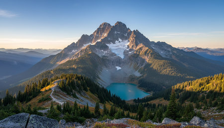 Outdoor Mountain Landscape Photographyの写真素材