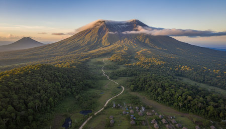 Outdoor Mountain Landscape Photographyの写真素材