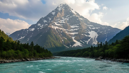 Outdoor Mountain Landscape Photographyの写真素材