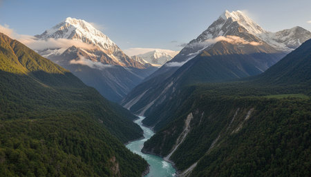 Outdoor Mountain Landscape Photographyの写真素材