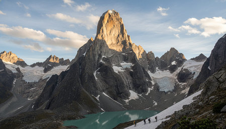 Outdoor Mountain Landscape Photographyの写真素材