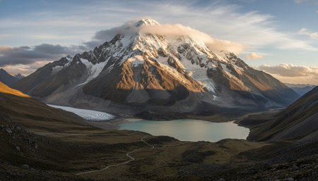 Outdoor Mountain Landscape Photographyの写真素材
