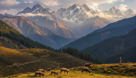 Outdoor Mountain Landscape Photographyの写真素材