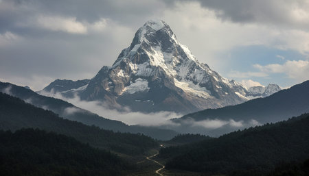 Outdoor Mountain Landscape Photographyの写真素材