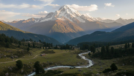 Outdoor Mountain Landscape Photography