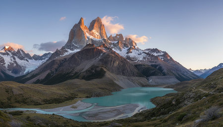 Outdoor Mountain Landscape Photographyの写真素材