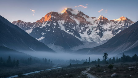Outdoor Mountain Landscape Photography