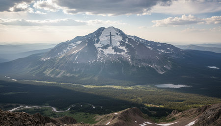 Outdoor Mountain Landscape Photographyの写真素材