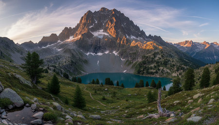 Outdoor Mountain Landscape Photography