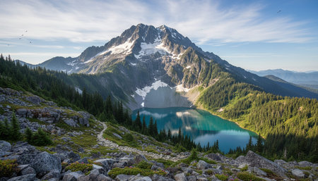 Outdoor Mountain Landscape Photography