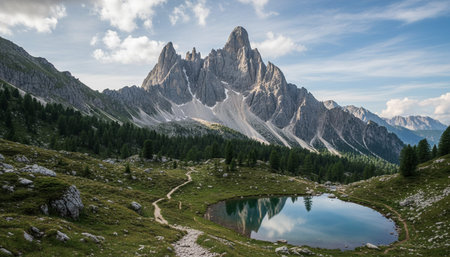 Outdoor Mountain Landscape Photographyの写真素材