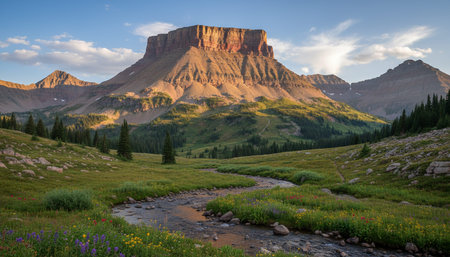Outdoor Mountain Landscape Photography