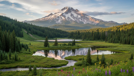 Outdoor Mountain Landscape Photography