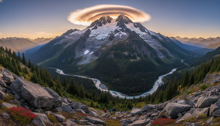 Outdoor Mountain Landscape Photography