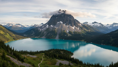 Outdoor Mountain Landscape Photographyの写真素材