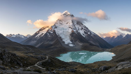 Outdoor Mountain Landscape Photographyの写真素材