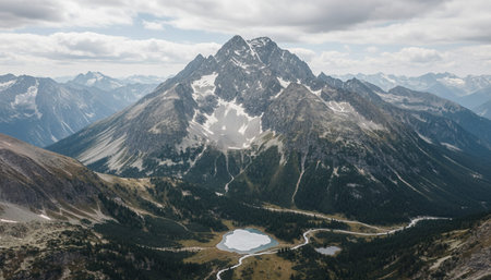 Outdoor Mountain Landscape Photographyの写真素材