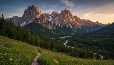 Outdoor Mountain Landscape Photographyの写真素材