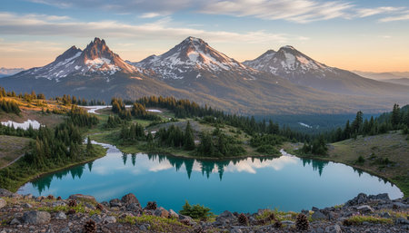 Outdoor Mountain Landscape Photographyの写真素材