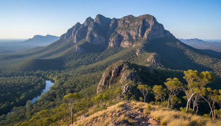 Outdoor Mountain Landscape Photography