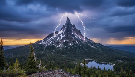 Outdoor Mountain Landscape Photography