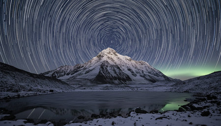 Outdoor Mountain Landscape Photographyの写真素材