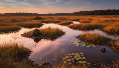 Serene River and Lake Landscape Photography