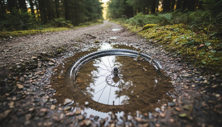 Serene River and Lake Landscape Photographyの写真素材