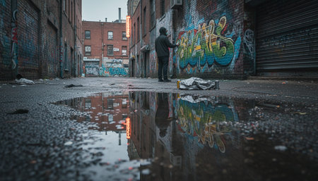 Serene River and Lake Landscape Photographyの写真素材