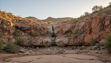 Serene River and Lake Landscape Photographyの写真素材