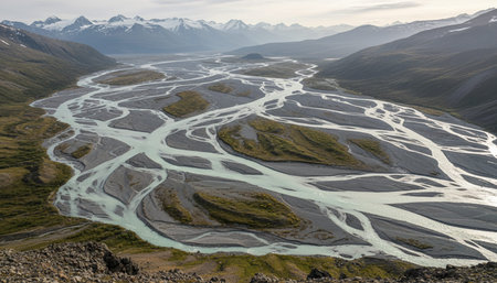 Serene River and Lake Landscape Photography