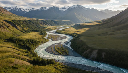 Serene River and Lake Landscape Photography